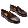 Fashion Vintage Top Layer Genuine Leather Slip on Loafers Breathable Moccasins Driving Design Casual Cowhide Shoes for Men