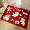 Cartoon Non-Slip Floor Mat: Durable, Mud Scraper, Easy-to-Clean Entrance Mat