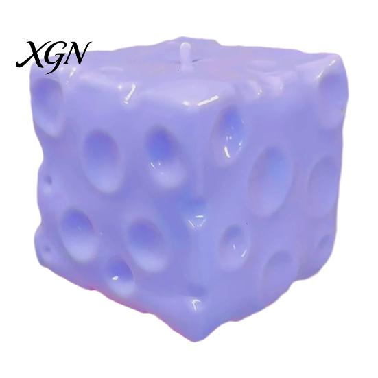 Cheese Sensory Tools Blueberry Squeeze Toy, Stress Relief Block Slow Soft Toy Rising Cube Pinch for Home Office Focus Aid Fidget