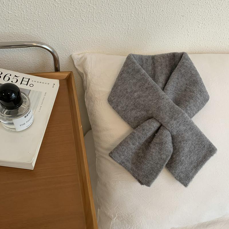 

Элегантные осенне-зимние утолщенные шерстяные шарфы для женщин, имитация кашемира, двухцветные теплые короткие шарфы 19x66cm