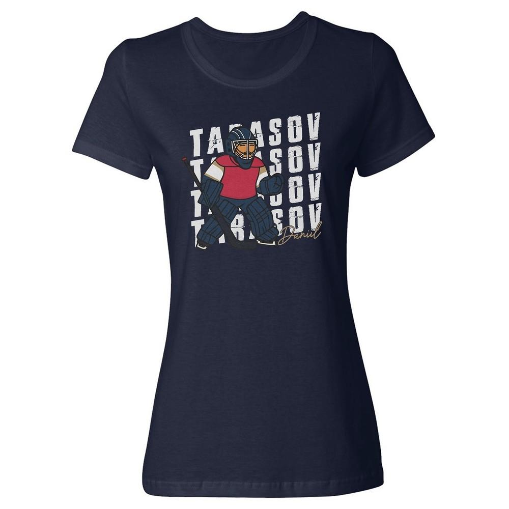Tarasov Ice Hockey Goalie - Florida Fans Tribute Ladies  Crewneck T-Shirt Unisex T-Shirt S