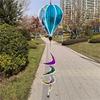 Multifunctional PVC Rotating Hot Air Balloon Wind Spinner for Outdoor Gardens Patios Balcony Weather Proof Ornaments