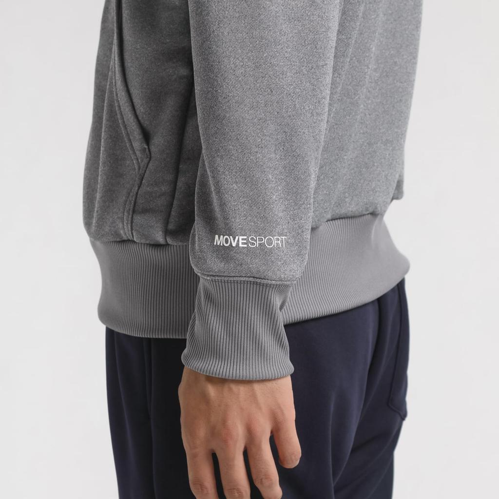 Sweat Descente Light Smooth Sweat Full Zip Hoodie Stretch Training Running ST4FSW41M 2L [Move Sports] GY01(ST4FSW41M)