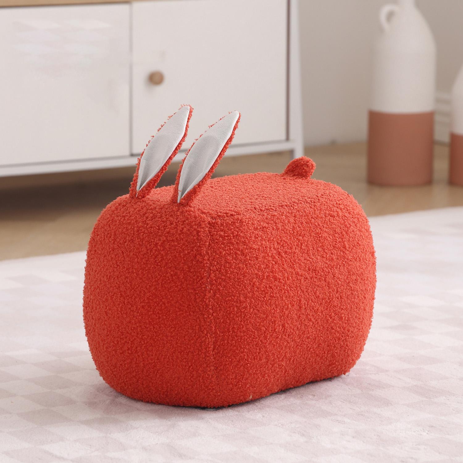 

Cartoon Multi-color Shoe Bench Minimalist Creative Low Stool Coffee Bedding Side Sofa Side Portable Home Furniture Decor Design красный