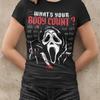 Scream T-Shirt What's Your Body Count Short Sleeve Crew Neck Unisex Top Unisex T-Shirt
