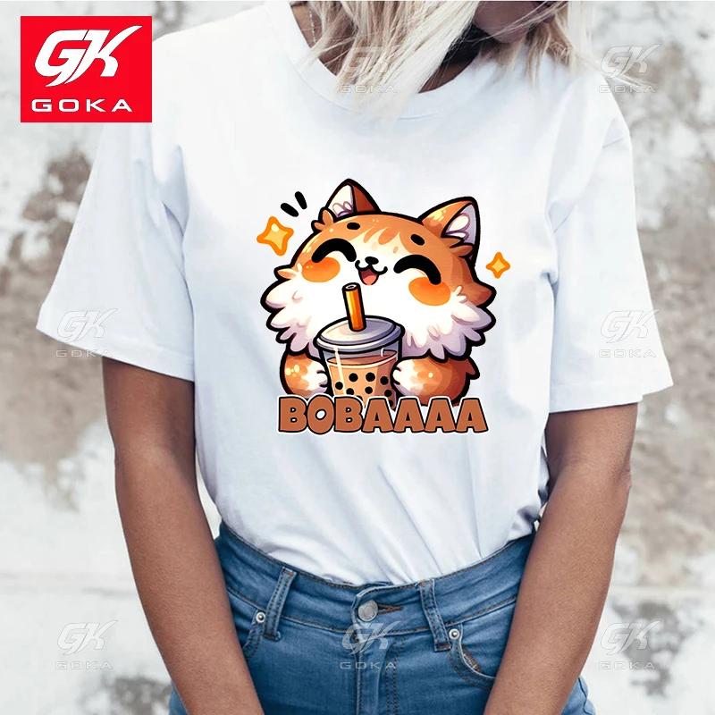 

New Cute Baba Print Cottn T Shirts Women Casual Round Neck Tees Tops Summer Cool Loose Short Sleeve Hip Hop Unisex T Shirts S