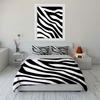 Zebra Print Bedding 3-Piece Set Bedding Duvet Cover Set Duvet Cover Pillowcases  (1 * Duvet Cover 2 * Pillowcases, without duvet insert)