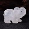 Decor Amethyst Obsidian Rose Quartz Small Decoration Stone Crafts Christmas Present Elephant Statue