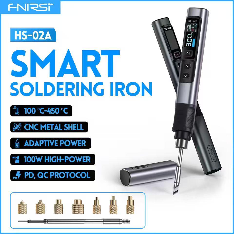 FNIRSI HS02 3D Printing Soldering Iron Nut Press Kit