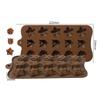 Flower Chocolate Silicone Mould DIY Mini Letter Dinosaur Fondant Mold Jelly Cookies Candle Making Children's Party Cake Decor