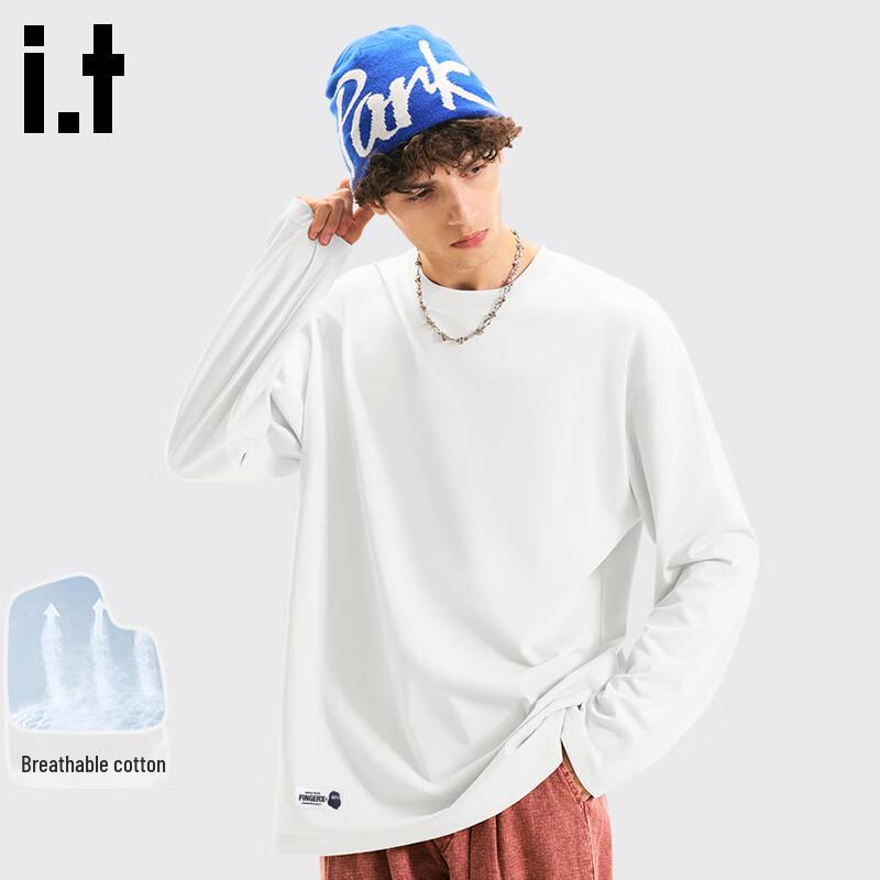 Fingercroxx Men's Loose Fit Long-Sleeve Cotton T-Shirt