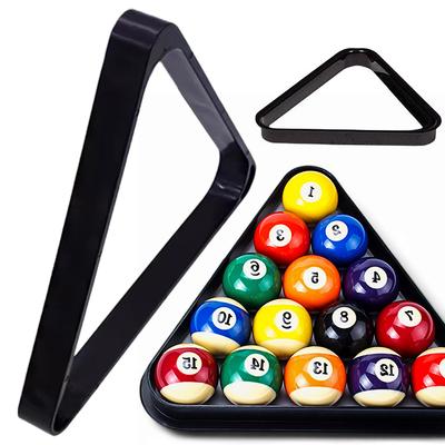 1 Stück Kunststoff Billardkugelständer Dreieckiger Rahmen Snooker Zubehör für Pooltisch Spielzimmer Zubehör Mehrere Größenoptionen