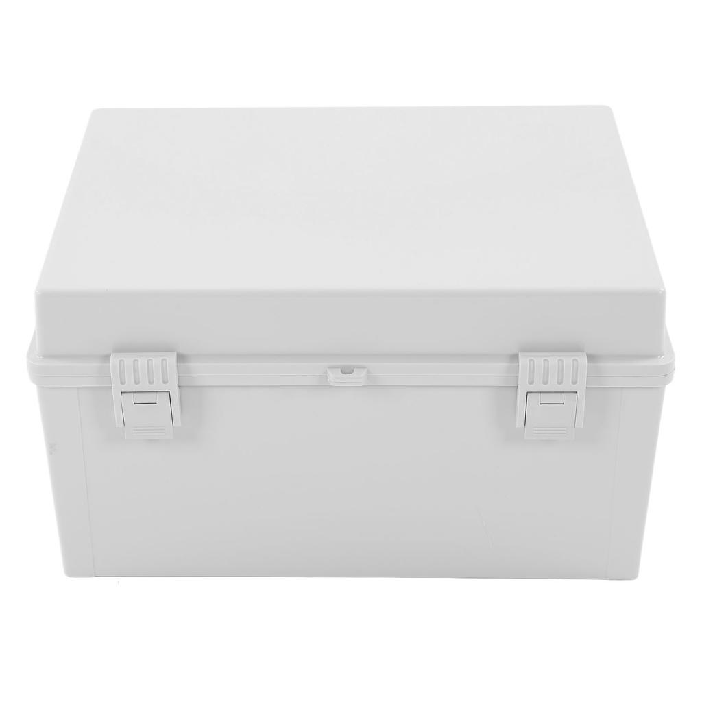 Cutie de joncțiune electrică cu cataramă din plastic, impermeabilă, cutie de proiect, carcasă electrică cu capac gri