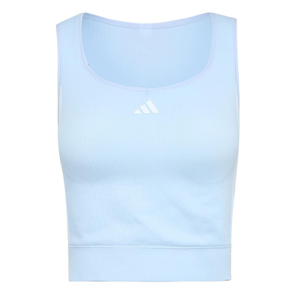 Adidas Dance Training Square Neck Tank Top Seamless Sports Vest Women tops LF0075