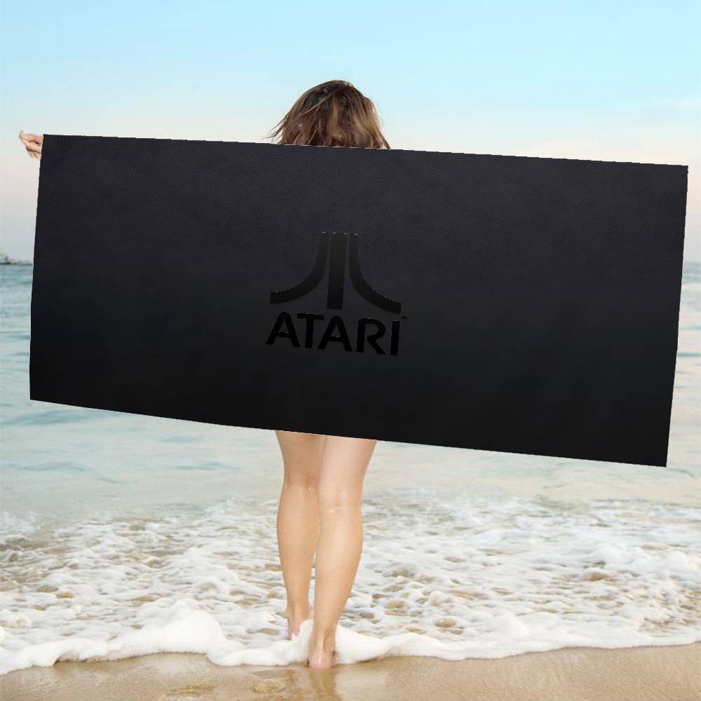 A-AtariS Game Logo Microfiber Beach Towel Absorbent Quick dry Soft Yoga Swimming Resort Mountain Climbing Towel
