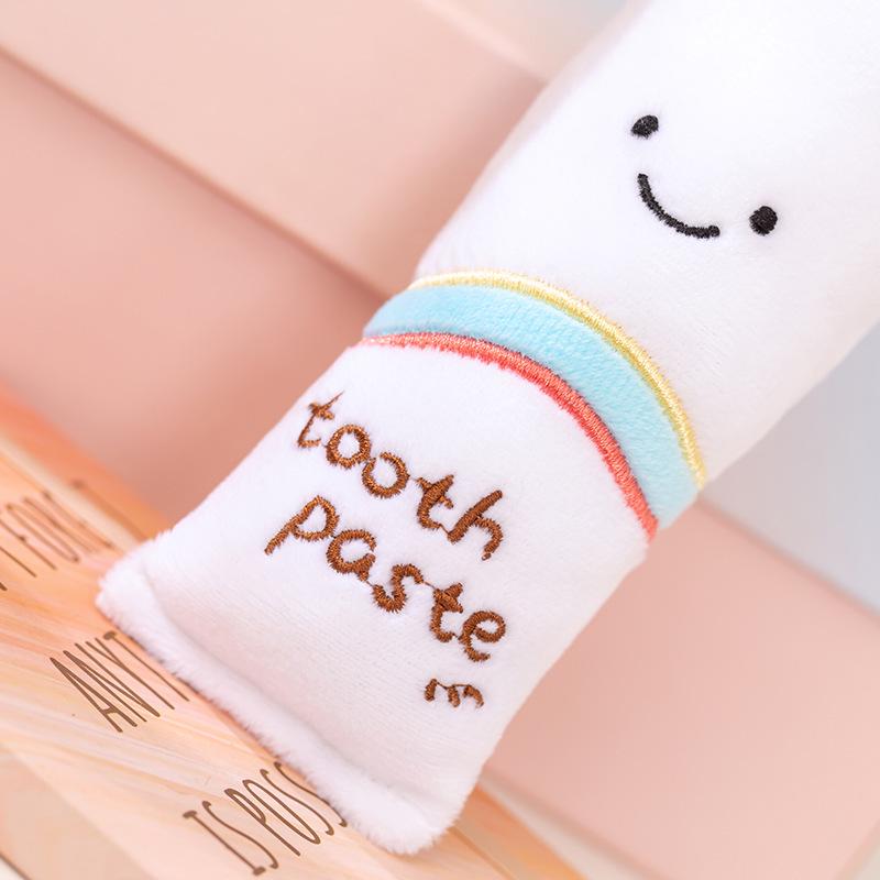 

Adorable 3D Tooth Plush Toy: Anti-Cavity Toothbrush & Toothpaste Science Cartoon Doll -