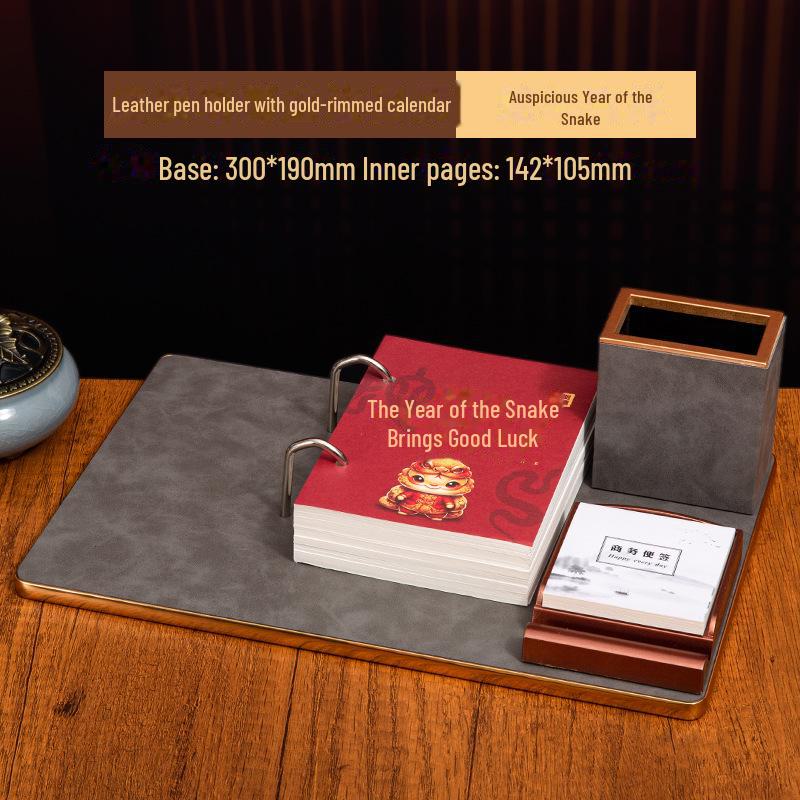 2025 Retro National Style Multifunctional Desktop Weekly Calendar