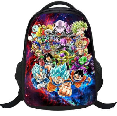 Anime Peripheral Dragon Ball Backpack Dragonball Student School Bag Wukong Polyester Backpack Backpack