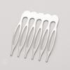 10Pcs 5-22 Teeth Black Side Combs Metal Hair Hairpin Clips Women DIY Jewelry Making Wedding Hair Comb Headwear Accessories
