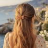 Magnetic Closure Bow Hair Clips Plastic Hair Styling Clips Magnetic Hair Clips  Women Hair Decor