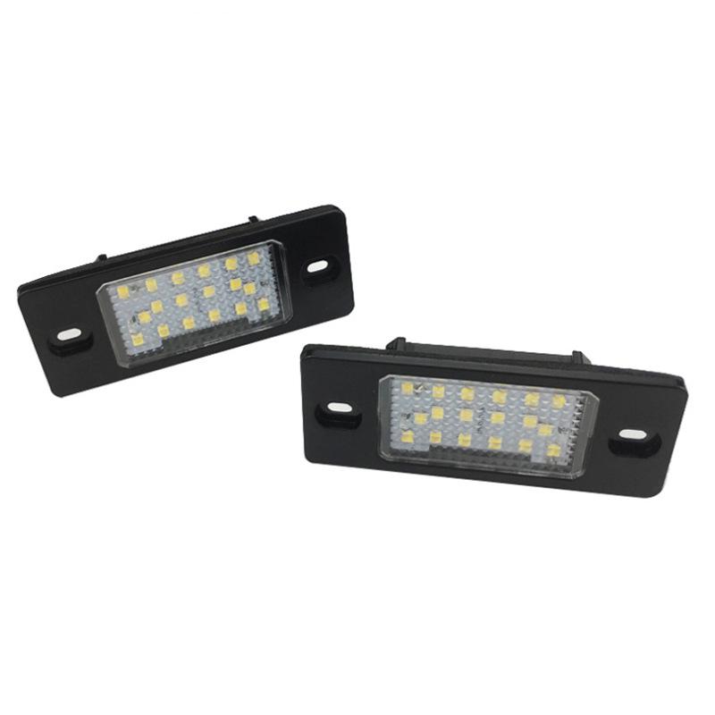 Universal Porsche License Plate Light for Volkswagen Tiguan, Porsche Cayenne, Golf