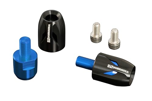 Yoshimura 696-0H2-2200 Handlebar End High Line Suzuki M12 (Blue)