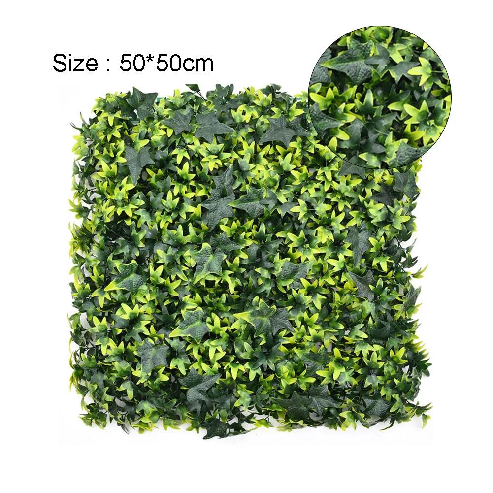 Artificial Lawn Plant Lawn DIY Background Wall Panels Fake Grass Leaf Wedding Decoration Green Grass Carpet Turf