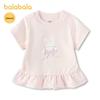 T-shirt Court Manches Courtes Dessin Animé Mignon pour Filles Balabala