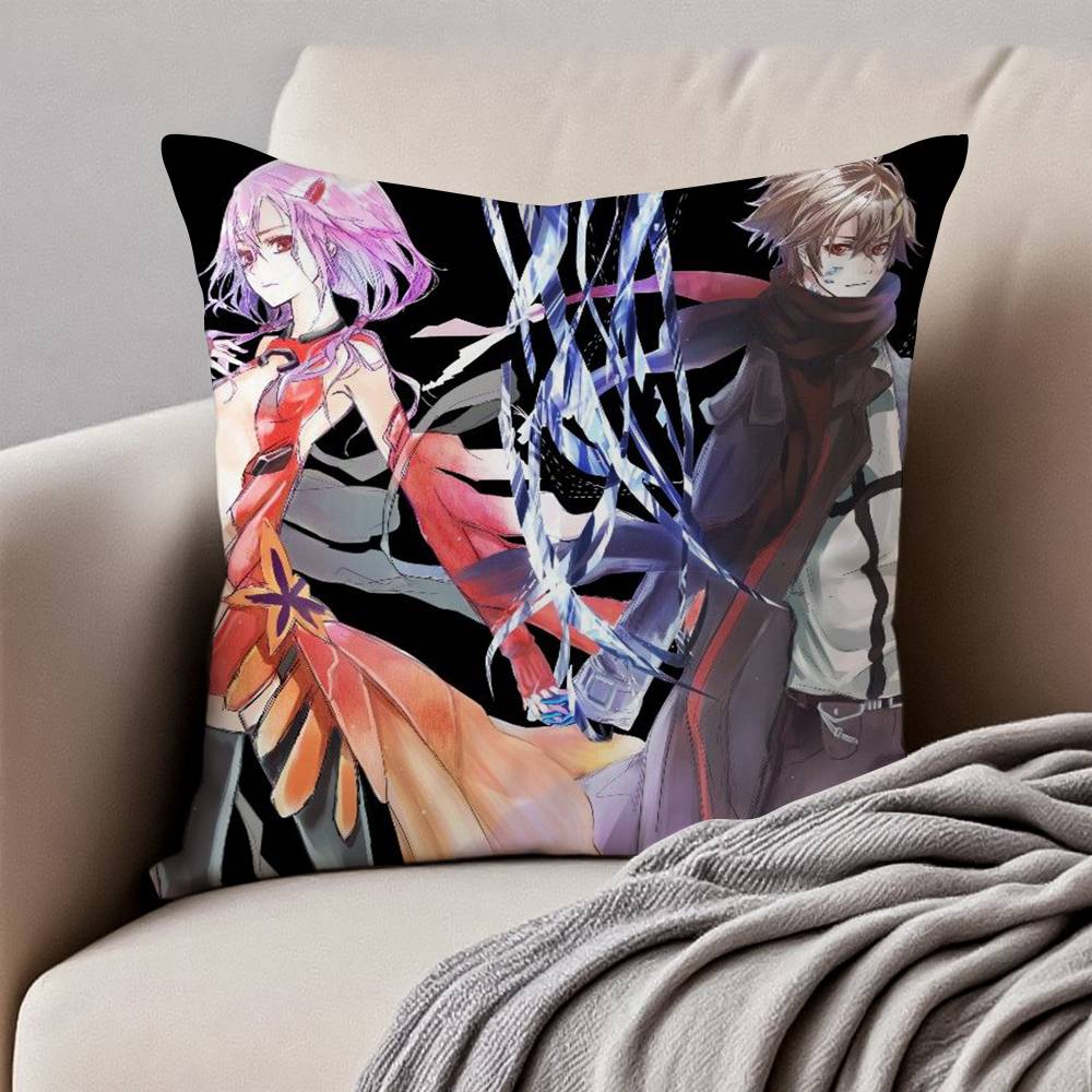 G-Guilty C-Crown Kissenbezug Milbendicht Kissenbezug Verdeckter Reißverschluss Seidig Kurzer Plüsch Sofa Kissenbezug