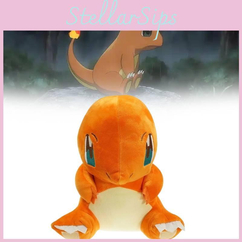Plush Charmander Toy Cartoon Stuffed Doll Cute Decoration Kids Gift