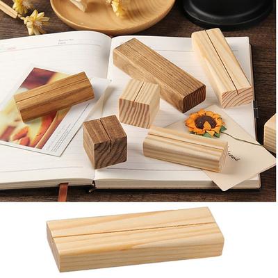 Desktop Decoration Picture Cards Display Stand Wedding Supplies Table Numbers Holder Clamps Stand Place Card Photos Clips