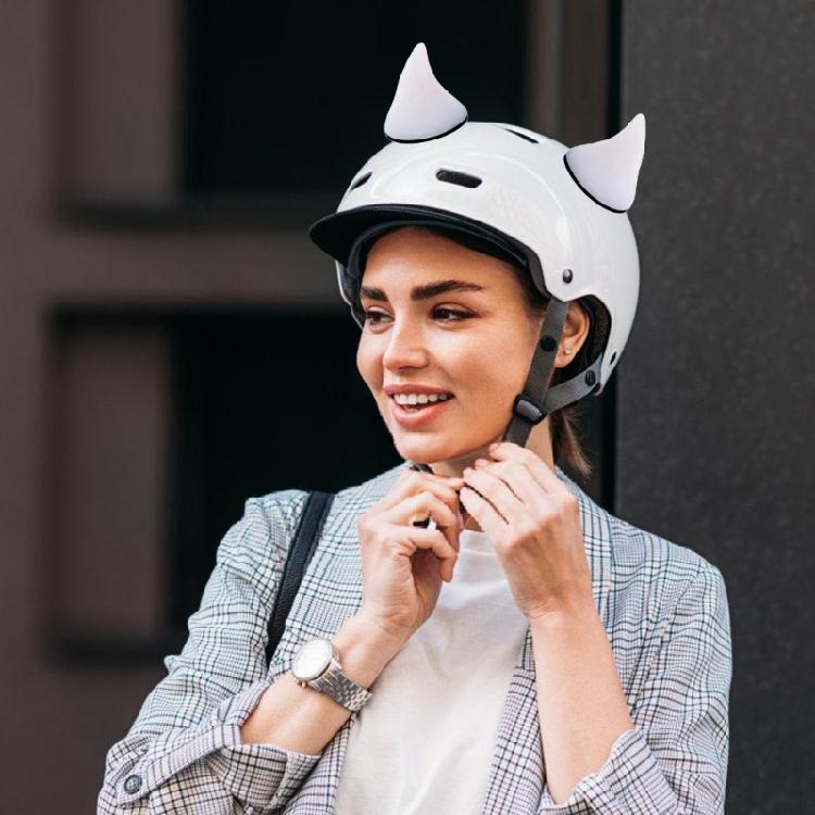 Novelty Black Cartoon Horns Resin Sticker Cosplay Horns Costume Quality Decoration Accessory for Personalized Style Lover