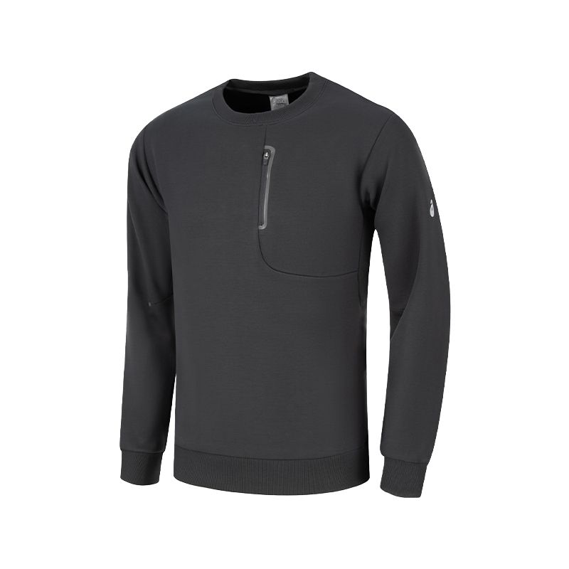 

Asics FW25 Дышащий спортивный пуловер с длинным рукавом Мужская толстовка 2031F366-001 M