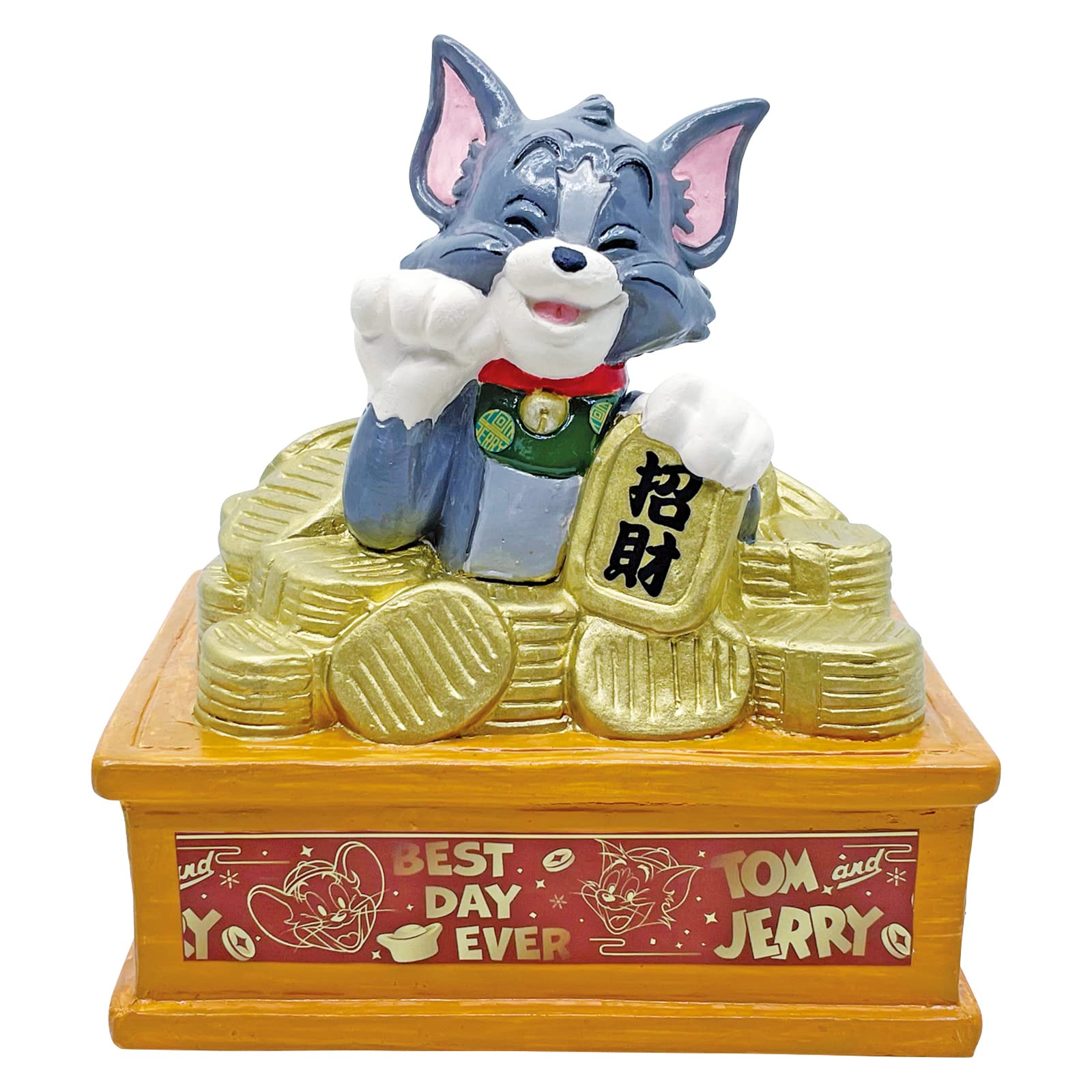 

Tom and Jerry Piggy Bank with Lottery Ticket Stand, 13cm, SAN3847