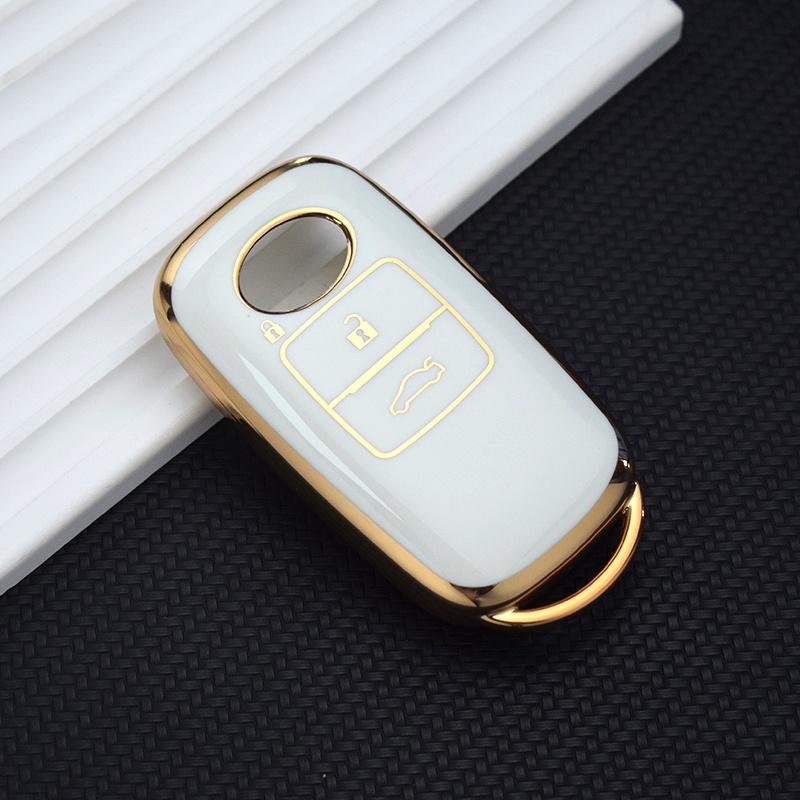 For Perodua MYVI / All-New Axia / Ativa / Alza 2022-2023 TPU Remote Car Key Cover Full Protection Keyless 2 3 4 Buttons