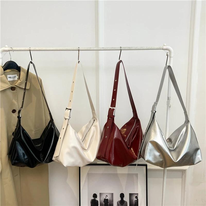 Simple women's crossbody bag displacement bag large capacity single shoulder niche design senior sense fashion new