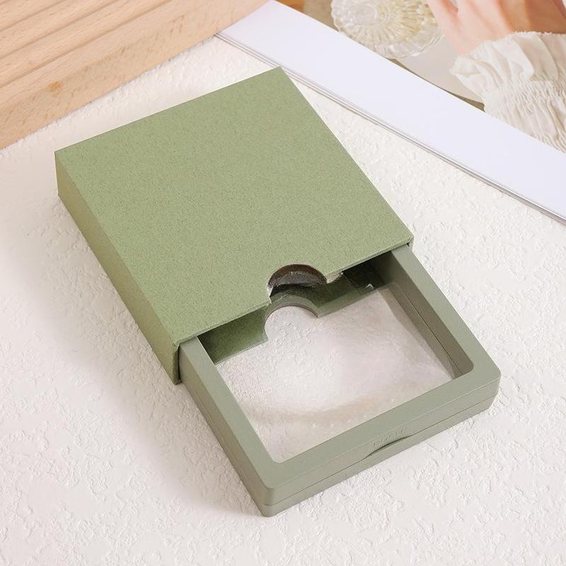 Transparent Floating Display Boxes Lastic PE Film Jewelry Packaging Box Jewelry Necklace Ring Seal Antioxidant Collectible Storage Case 10pcs