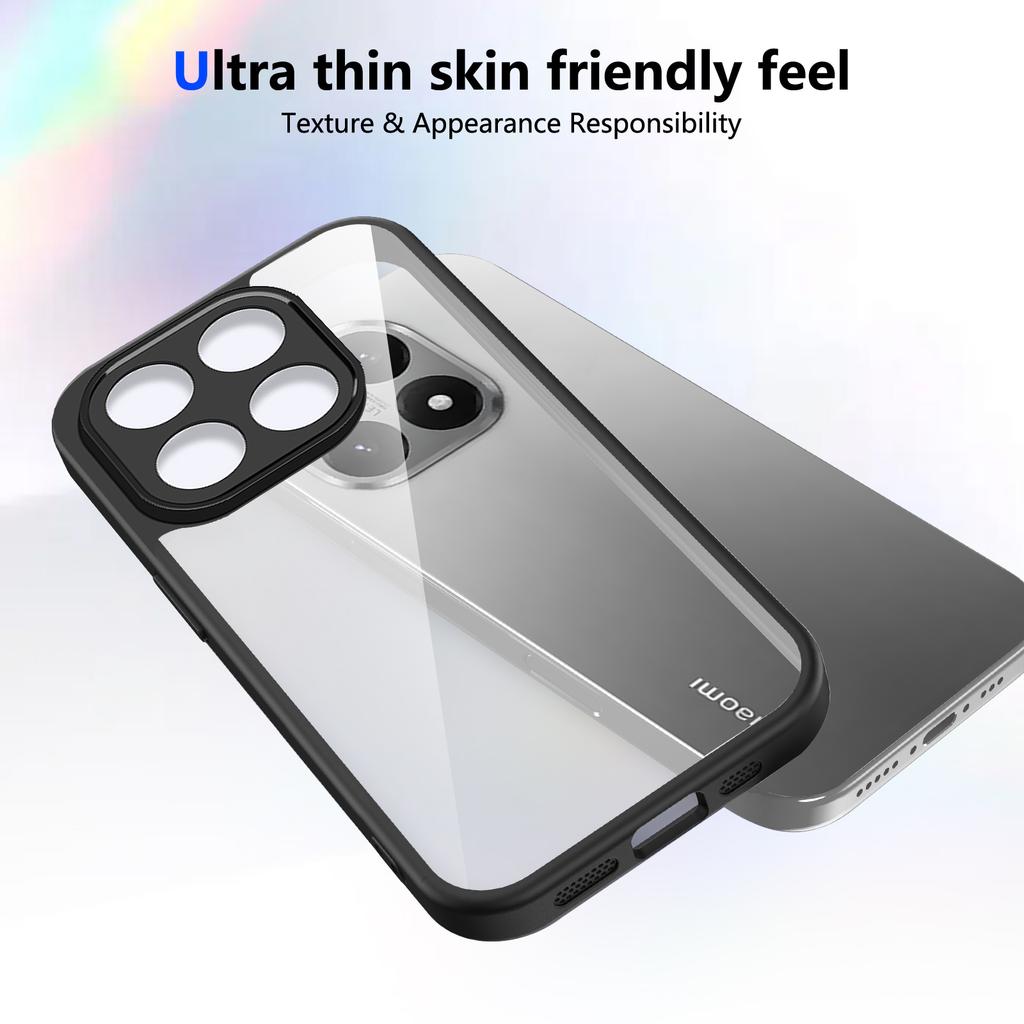 For Xiaomi 15T 5G Case Air Cushion Shockproof Silicone TPU Bumper Clear Matte Back Cover Hard Case for Xiaomi 15T Xiaomi15T 2025