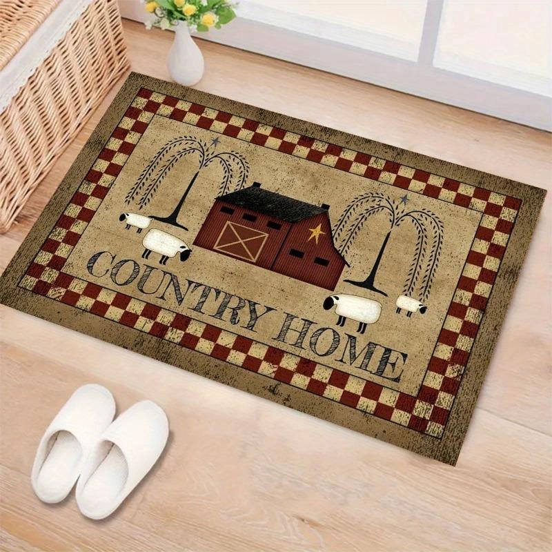 Festival Truck Pattern Doormat Area Carpet Kitchen Living Room Bedroom Laundry Room Carpet Room Bathroom Decorative Floor Mat