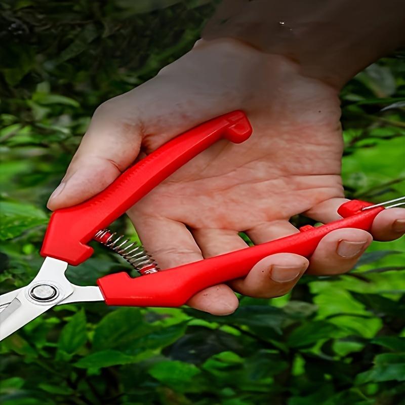 Premium Ergonomic Stainless Steel Garden Shears - Effortless Cutting Classic Style for Home Gardening Enthusiasts