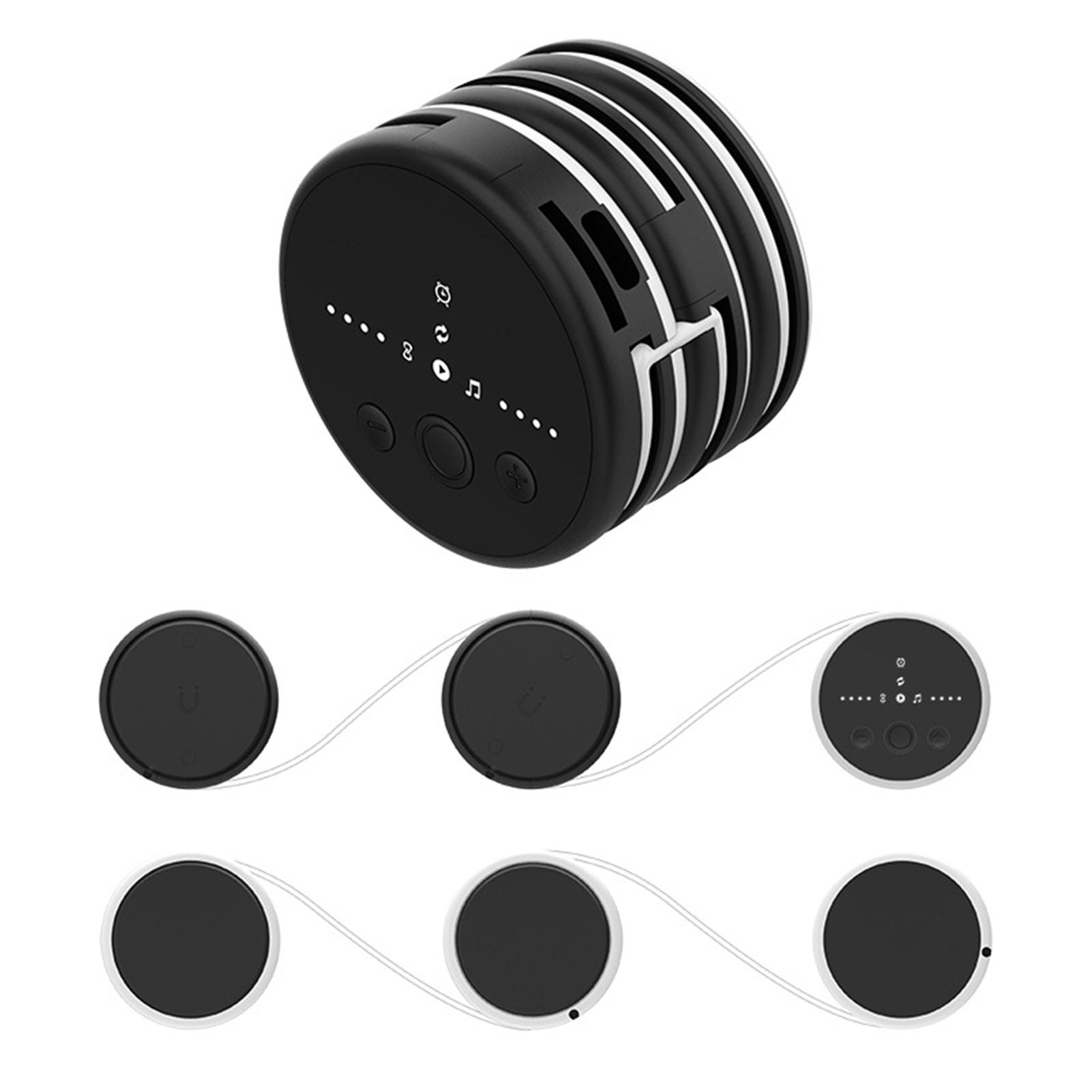 

Portable Bone Conduction BT Music Box Noise canceling Sleep Speaker Timer Pillow BT Speaker Black чорний
