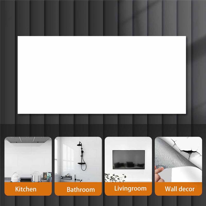 Self-adhesive PVC Faux Marble Tile Sticker Waterproof Peel-and-stick Wall Decal for Kitchen Backsplash Bathroom Decor