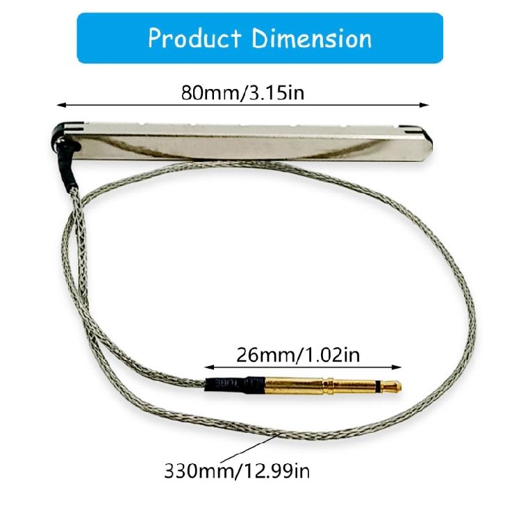Professional Guitar Integrated Pickup Sticks Acoustic Guitar Piezo Pickup Sticks Removable Guitar Pickup Suit Enduring