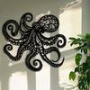 Large Metal Octopus Wall Art Victorian Gothic Laser Cut Sculpture Nautical Halloween Decor Gift