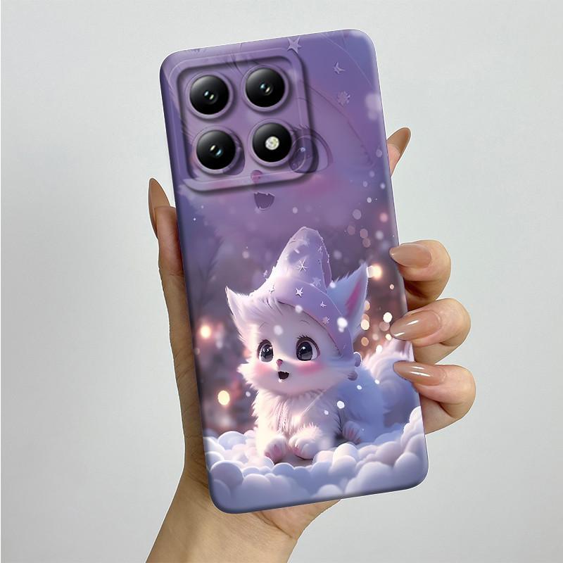 For Xiaomi 14T Pro Phone Case 14Tpro Soft Silicone TPU Sweet Painted Casing Cartoon Printed Shockproof Protective Back Cover