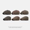 Men's Newsboy Cap British Vintage Beret Forward Cap