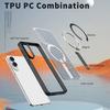 For Samsung Galaxy S25 Edge Magnetic Case Kickstand Grid Texture TPU PC Phone Back Cover