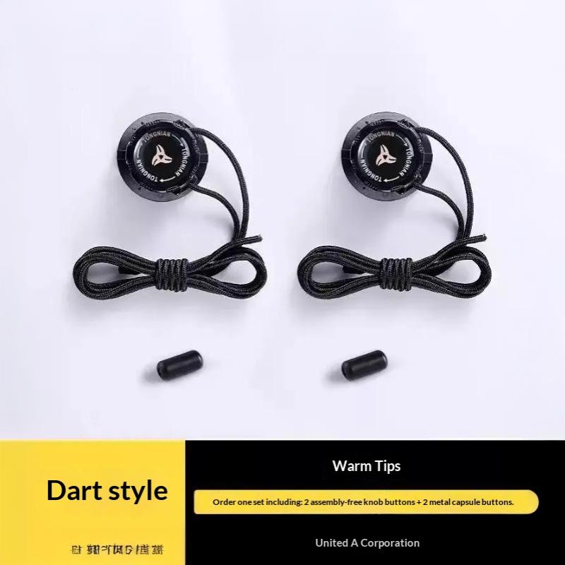 Automatic Tieless Shoelaces Simple Install Swivel Buckle Thick Anti-slip Rope for Men Women Kids Sports Shoes Casual Sneakers