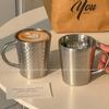 American 304 Stainless Steel Double-Layer Mug for Coffee, Tea, Beer, Water, or Milk