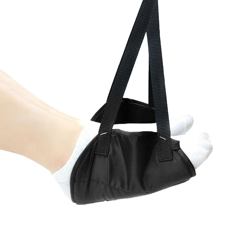 Flugzeug-Fußstütze, verstellbare Fußstütze, Füße, Hängematte für Flugzeug, Zug, Büro, Zuhause